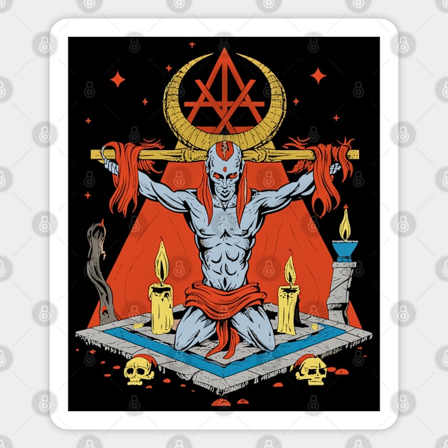 Metallic Mysteries: Stannic Occultism Magnet by Lucifer